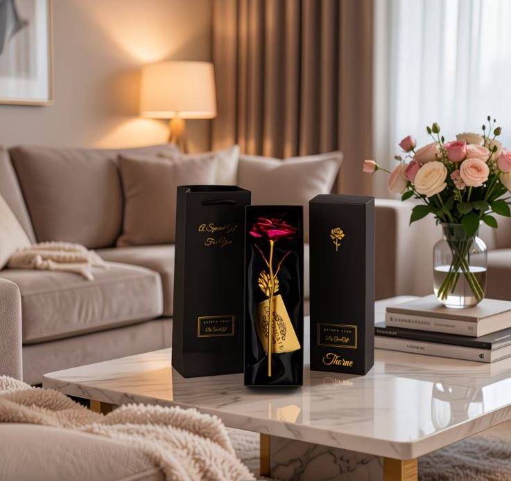 Gold Foil Roses