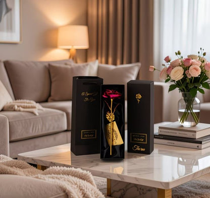 Gold Foil Roses